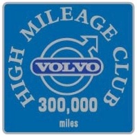 volvo 300,000 mile badge